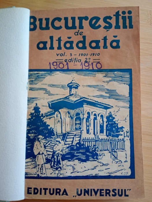 Constantin Bacalbasa Bucurestii de altadata, 4 vol