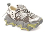Cumpara ieftin Pantofi sport GRYXX gri, 1008612, din material textil si piele naturala