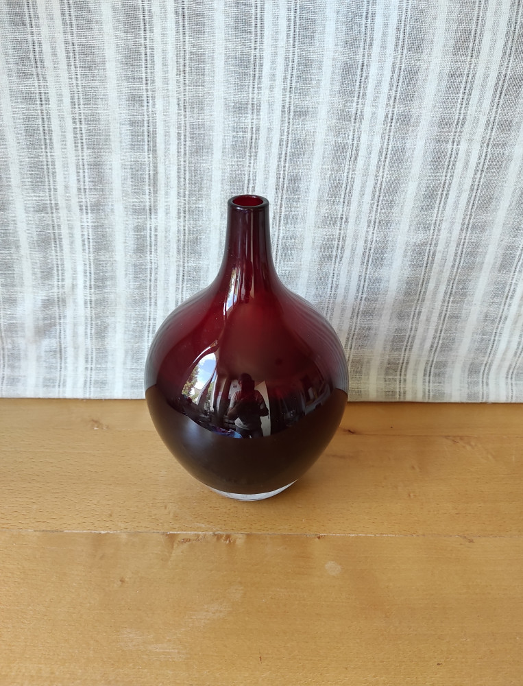 Vaza cristal rubin, model deosebit, 1 | Okazii.ro