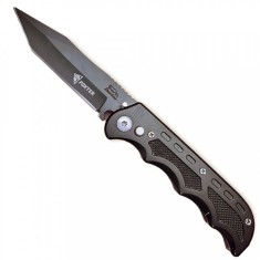 Cuțit pliabil de v&acirc;nătoare tip briceag Foxter, 21 cm, buton, husa inclusa