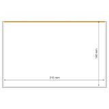 Folii de protecție pentru bancnote BASIC PLUS 215, pachet de 25, 215x140mm