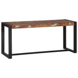 VidaXL Bancă Multicolor 100x35x45 cm Lemn masiv recuperat