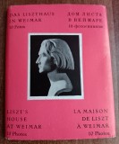 CC5 38 - Pliant / Set ilustrate / Carti postale - Casa lui Liszt din Weimar, Necirculata, Fotografie, Europa, SAFE