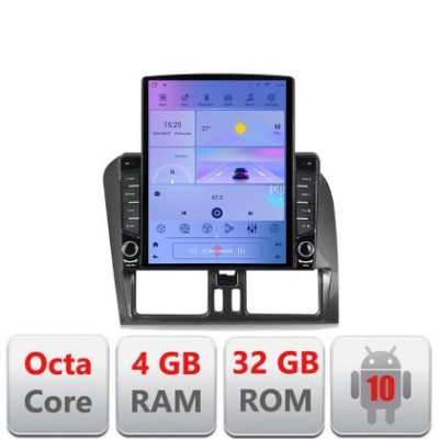 Navigatie dedicata Volvo XC60 G-272 ecran tip TESLA 9.7&amp;quot; cu Android Radio Bluetooth Internet GPS WIFI 4+32GB DSP 4G Octa Core CarStore Technology foto