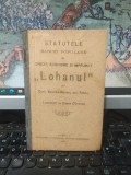 Statutele Băncei populare de credit, economie și &icirc;mprumut Lohanul, c. Epureni-Novaci, cătun Novaci, azi parte din s. Duda, c. Duda Epureni, 1906, 196