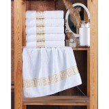 Cumpara ieftin Set 12 Prosoape 50 x 90 Bumbac Model Grecesc Albe