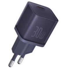 Incarcator retea Baseus GaN5S, Quick Charge 30W, 1 x USB Type-C 5V/3.0A, violet inchis
