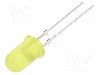 Dioda LED, 5mm, galbena, 4800...6600mcd, 20mA, 1,8...2,6V, OPTOSUPPLY - OSY5PA5A34G-1