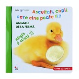 Bebe invata. Ascultati, copii, oare cine poate fi? Animale de la ferma