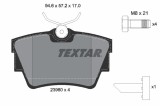 TEXTAR 2398001 Q+ set placute frana,frana disc