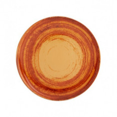 Mandarin: Farfurie desert culoare orange, 22 cm