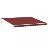 Cumpara ieftin Copertina electrica cu LED si senzor 4,5 x 3,5 m Burgundy