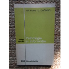 Psihologie si informatie &ndash; Ed. Pamfil, D. Ogodescu