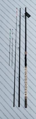 Lanseta PRO FL X POWER FEEDER Long Distance 3,90m 180 grane 3 varfuri carbon foto