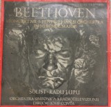 Beethoven concert nr 5 radu lupu orch. simfonica RTV dir. iosif conta vinyl vg+, Clasica, electrecord