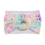 Bentita lata tip turban cu imprimeu - Model 7 (Marime Disponibila: 6-12 luni