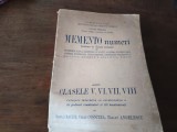 MEMENTO NUMERI. PROBLEME DESLEGATE DE GEOMETRIE, ALGEBRA, TRIGONOMETRIE, MECANICA, FIZICA...PENTRU CLASELE V-VIII PENTRU EXAMENUL DE BACALAUREAT...