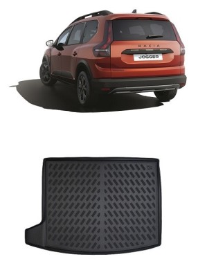 Covoras portbagaj tavita premium Dacia Jogger 2021-2022 (Varianta pentru 5 locuri ) foto