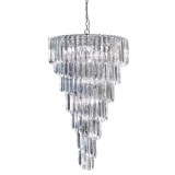 Candelabru de cristal Ensley cu 9 lumini, cristal , 120x67x67 cm