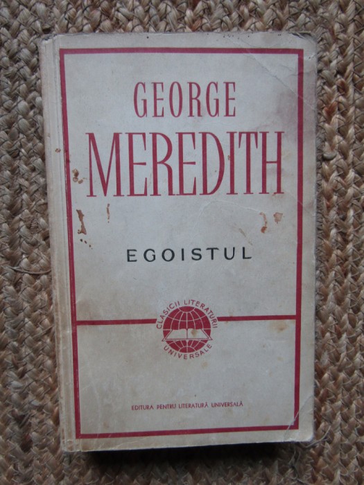 EGOISTUL-GEORGE MEREDITH