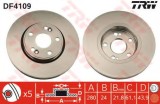 Disc frana RENAULT SCENIC I (JA0/1) (1999 - 2003) TRW DF4109