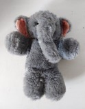Elefant vechi, vintage, push mohair, China, 25cm, Shanghai Dolls Factory SDF