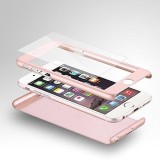 Cumpara ieftin Husa FullBody MyStyle Rose-Gold pentru Apple iPhone SE2, acoperire completa 360 grade cu folie de protectie gratis