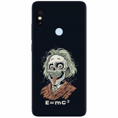 Husa silicon pentru Xiaomi Mi A2, Albert Einstein Caricature