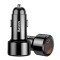 Baseus Magic Series &Icirc;ncărcător universal de mare putere pentru mașină inteligent QC 3.0 Type-C 45W 6A negru (CCMLC20C-01)