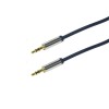 CABLU audio LOGILINK stereo (3.5 mm jack T/T), 3m, conectori auriti, albastru &quot;CA10300&quot; (timbru verde 0.18 lei)