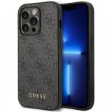 Guess Husa 4G Metal Gold Logo iPhone 15 Pro Max Gri