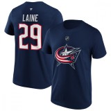 Columbus Blue Jackets tricou de bărbați Patrick Laine #29 Name &amp;amp; Number Graphic navy - M