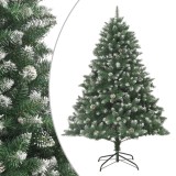VidaXL Brad de Crăciun artificial cu suport, 180 cm, PVC