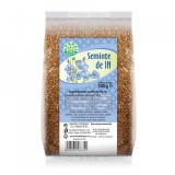 Seminte de In Herbavit, 500g, Alimente sanatoase, Bogate in Omega 3, Fibre si Proteine