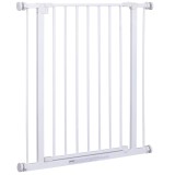 Poarta Siguranta PawHut Alb Extensibila 76-82 cm | Montaj Presiune | Copii Animale