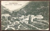 (145) CARTE POSTALA ROMANIA - BAILE HERCULANE - CASINO SI PARCUL- CIRCULATA 1927, Printata