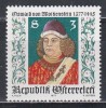 Austria 1977 - A 600-a aniversare a nașterii lui Oswald von Wolkenstein, MNH, Nestampilat