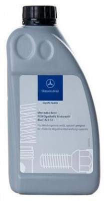 Ulei Motor OE MERCEDES 5W30 1L. norma MB 229.51. sintetic pentru motoare MB cu sau fara (DPF) filtru particule. foto