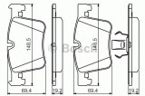 Set placute frana,frana disc BMW Seria 3 Gran Turismo (F34) (2013 - 2016) BOSCH 0 986 494 487