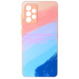 Husa Telefon Samsung Galaxy A72, TPU, Watercolor Glass, Multicolor