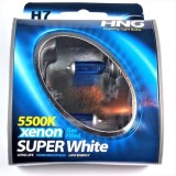 Set becuri H7 HNG 5500K 55W Super White Halogen
