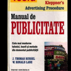 Thomas Russel, Ronald Lane- Manual de publicitate, teorii si tehnici, 920 pag