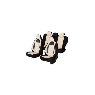 SET HUSE SCAUN RACING BEJ foto