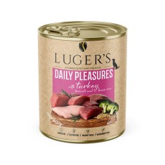 LUGER 039;S HRANA UMEDA CONSERVA CAINI CU CURCAN BROCCOLI 800G