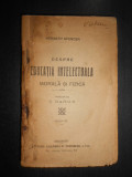 Herbert Spencer - Despre educatia intelectuala morala si fizica (1920, uzata)