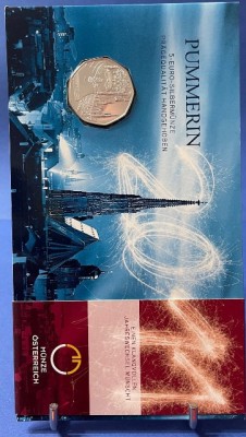 AUSTRIA 2011 - 5 Euro - Clopotul Pummerin, - Ag. 800 /8,00 gr /28,5 mm / Blister foto