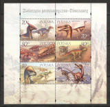 Polonia.2000 Animale preistorice-Bl. MP.352, Nestampilat