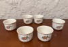 6 BOLURI DIN PORTELAN REZISTENT LA CUPTOR- VILLEROY &amp; BOCH- VILBOFOUR ALT AMSTERDAM D8,2CM