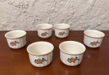 6 BOLURI DIN PORTELAN REZISTENT LA CUPTOR- VILLEROY &amp; BOCH- VILBOFOUR ALT AMSTERDAM D8,2CM