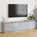 vidaXL Cabinet TV Gri din beton 180 x 38 x 49 cm Lemn compozit 3376147